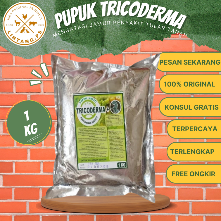 Pupuk Tricoderma 1 Kg - Tricoderma 1 Kg - Pupuk Tricoderma - pupuk organik tricoderma - Pupuk Hayati