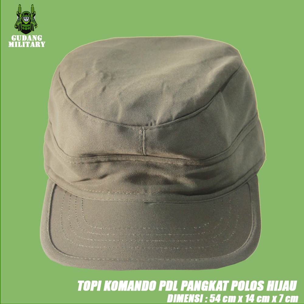 Topi Komando Polos Warna | Topi Komando Polos