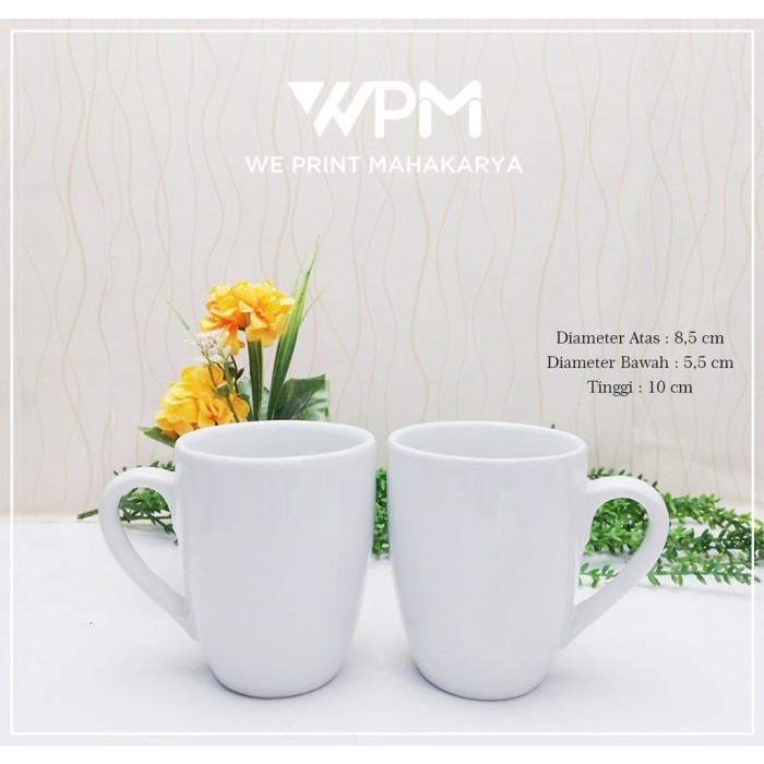 Mug keramik /MUG COREL PUTIH / MUG POLOS COREL / TIDAK SUBLIM