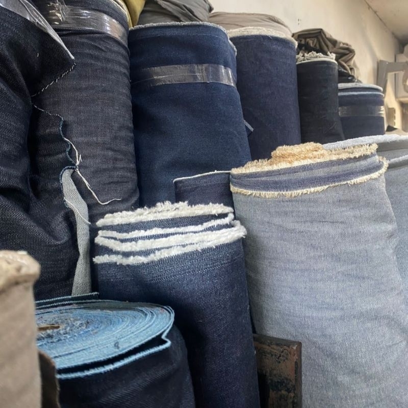 kain denim meteran/kain levis