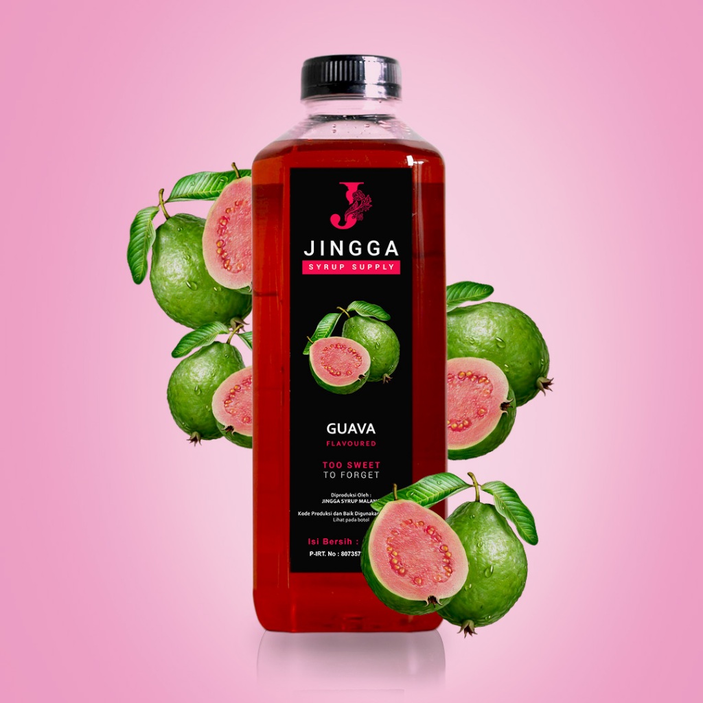 

JINGGA Guava Syrup 1L - Sirup Jambu untuk Kopi, Moctail dan Cocktail