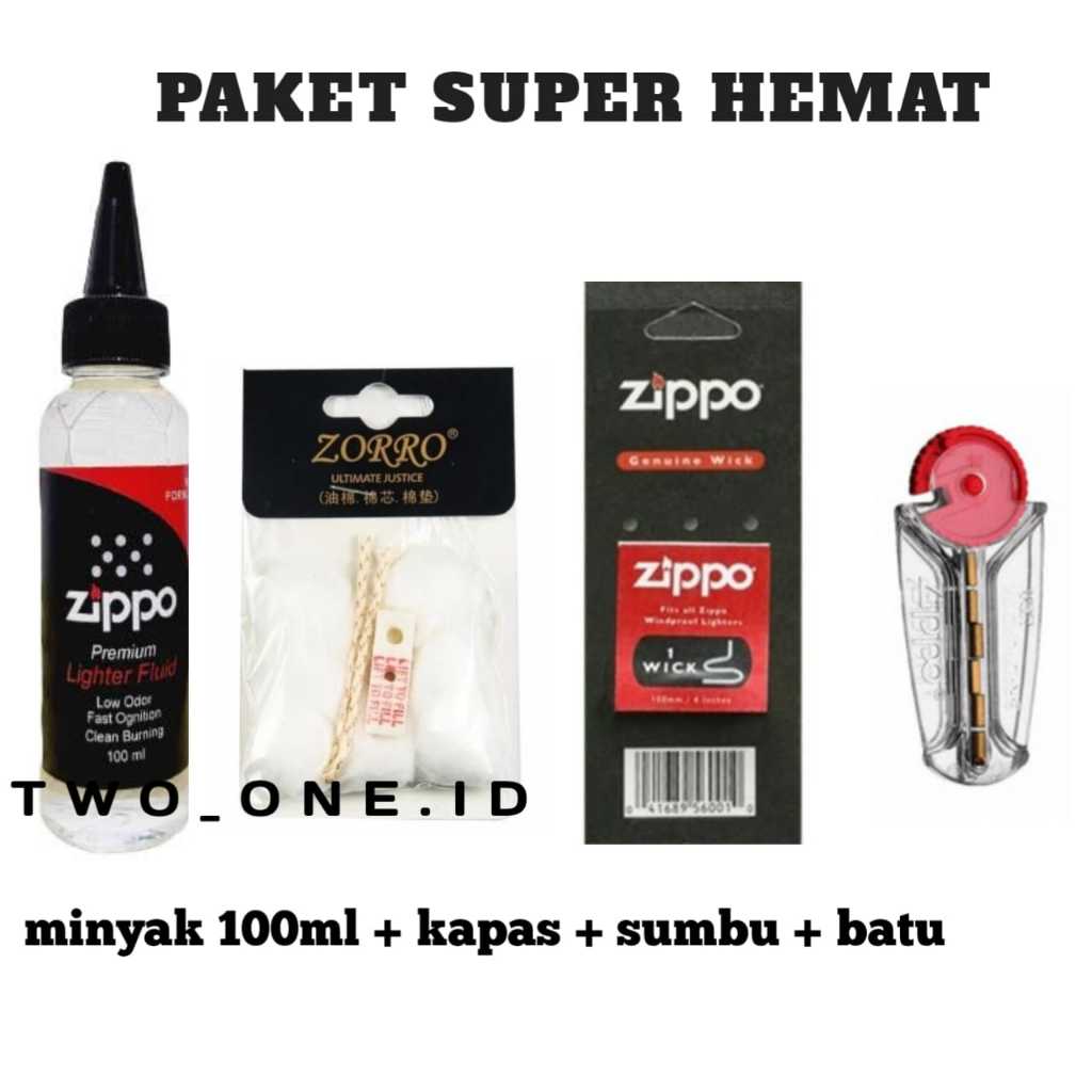 TWO_ONE.ID | Ready Minyak Isi Ulang Korek Api Zippo Original/Zippo Lighter Fluid Premium Isi 125ml B