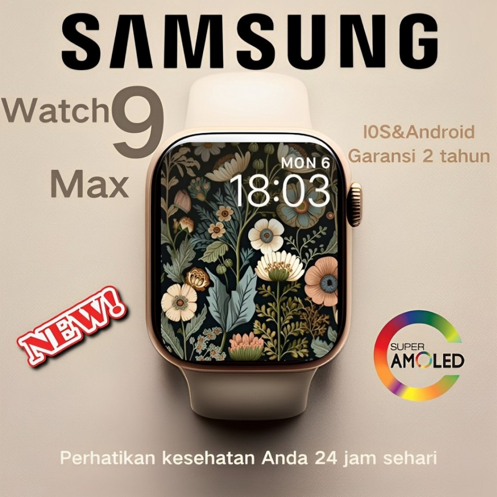 [COD] ORI Samsung Smartwatch Watch  s9 pro  Jam Pintar Olahraga Bluetooth Smart Watch Pintar Wanita 