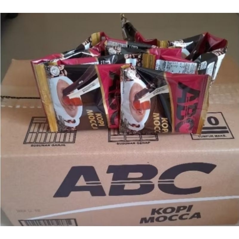 

Kopi ABC Mocca 1 Dus isi 12 Renceng