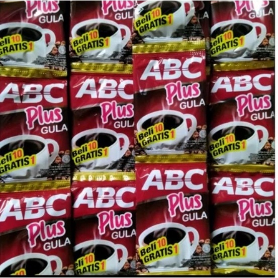 

DISKON !!! ABC plus gula 1 renteng isi 10 sachet ( 10 sachet x 18gr ) ( TIDAK GRATIS GELAS )