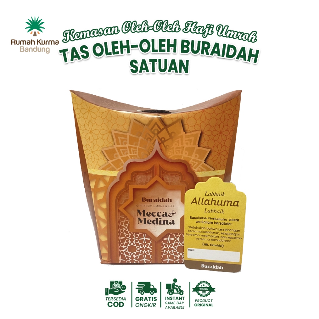 

Tas Box Oleh-Oleh Haji Umroh Satuan/ Paperbag Haji Umroh Terlengkap
