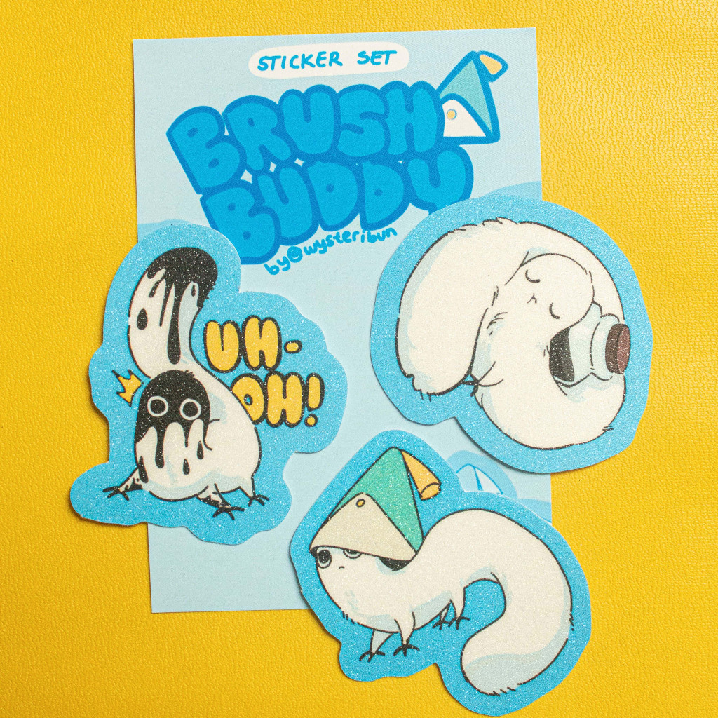 

Witch Hat Atelier Brushbuddy Sticker Set (3pcs)