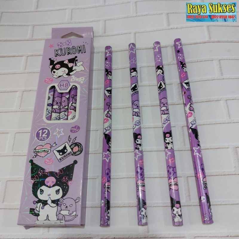 

Pensil 2B Motif/Pensil Kuromi 2B/Pensil Cinnamoroll 2B/ Pensil Tutu/Pensil 2B lucu