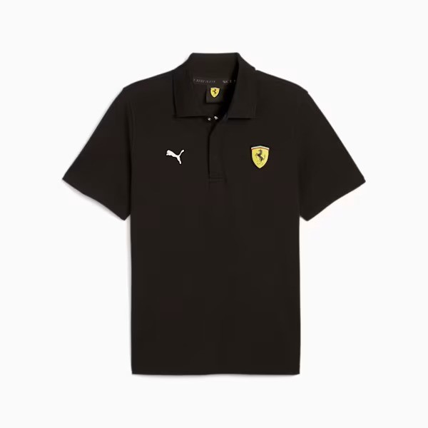 Kaos Polo Pria PUMA x Ferrari Race Graphic Polo PUMA Black 627053 01