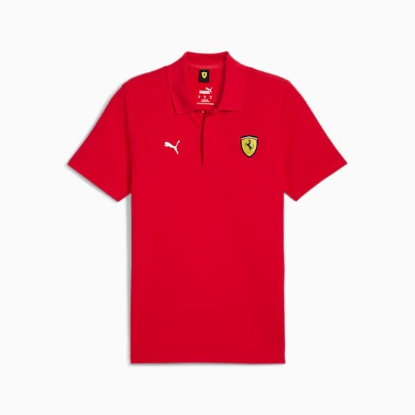 Kaos Polo Pria PUMA x Ferrari Race Graphic Polo PUMA Black 627053 02