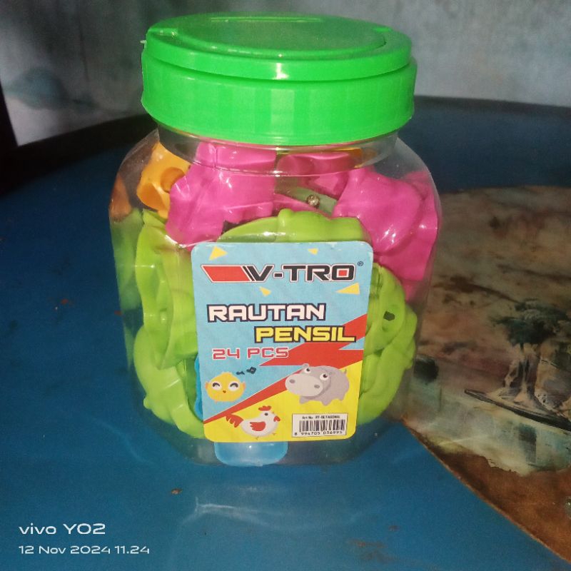 

RAUTAN PENSIL/PERAUT PENSIL TOPLES ISI 24 PCS