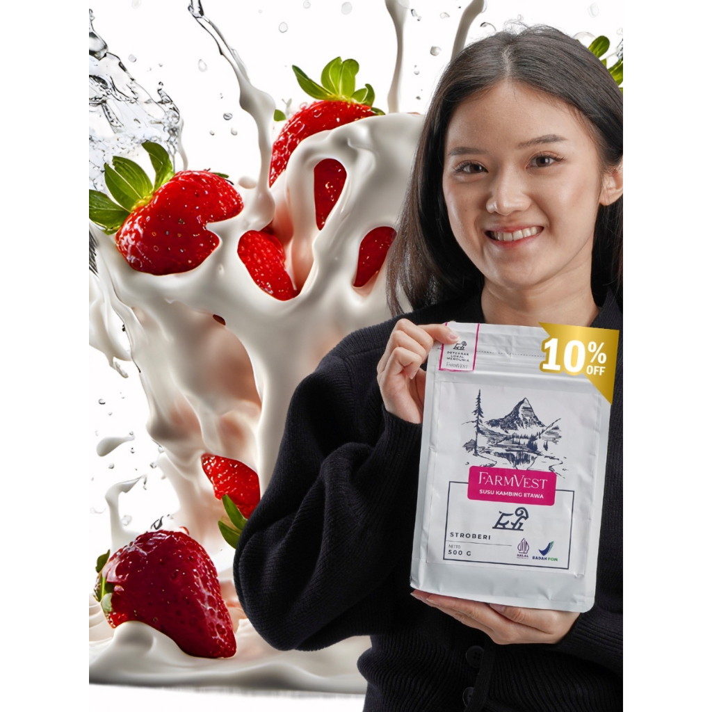 

12.12 Flash Sale ETAWA PREMIUM RAHASIA CANTIK ALAMI & SEHAT TANPA OBAT SUSU KAMBING ETAWA MAMPU ATASI MASALAH KESEHATAN BPOM HALAL | Rasa strawberry