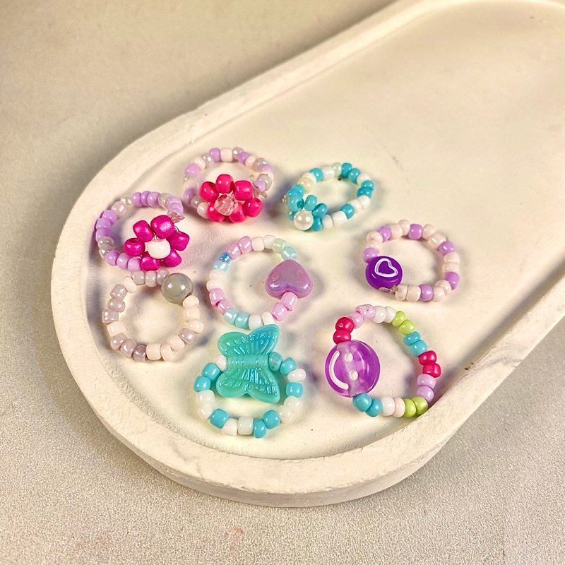 Cincin Manik Anak - Cincin anak lucu random