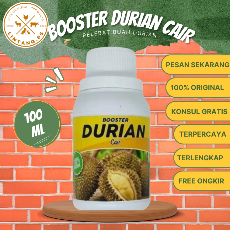 Booster Durian 100 ml - Durian Booster - Suplemen Tanaman Durian - Durian Booster Cair 100 ml
