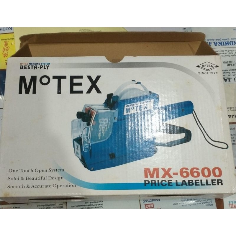 

Price labeller / Mesin label harga 2 line MOTEX MX-6600