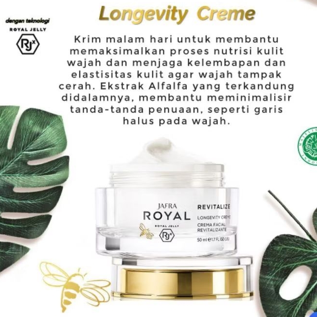 Revitalize Longevity Creme Jafra Royal