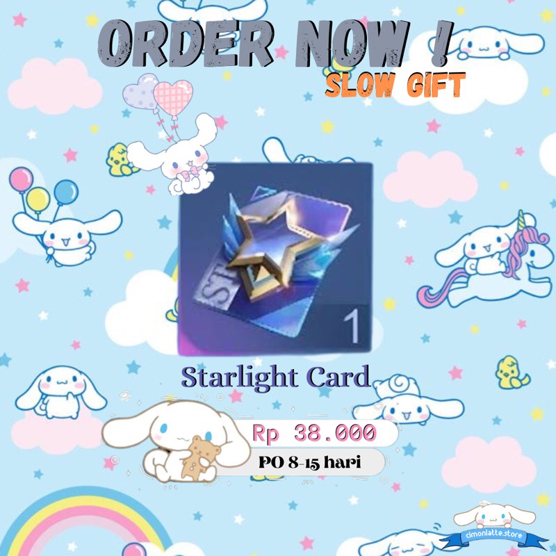 Starlight Card Basic MLBB Slow Giftˊ˗