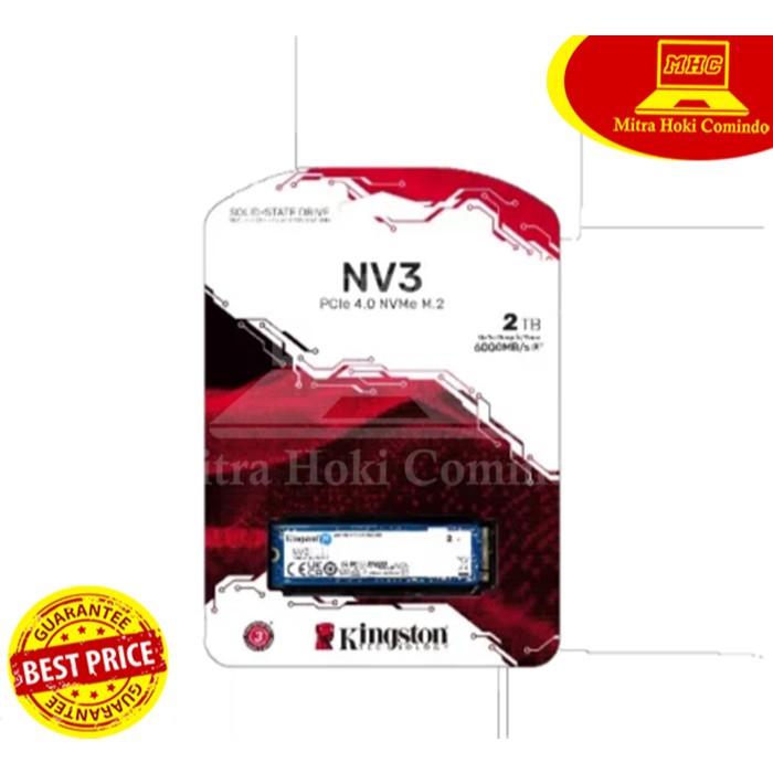 SSD KINGSTON 2TB SSD NVME 2TB SSD KINGSTON NV3 2TB PCIe 4.0