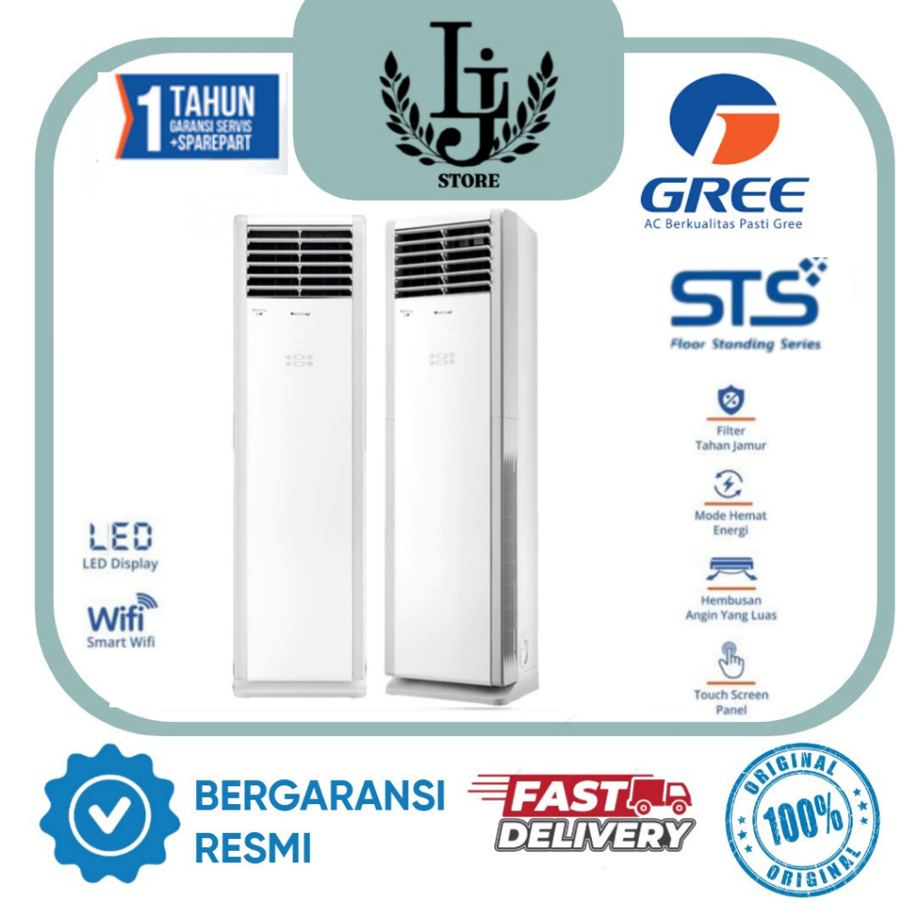 AC Gree Floor Standing 18STS / 24STS / 48STS(S)ECO Gree STS Series AC Floor Standing Gree