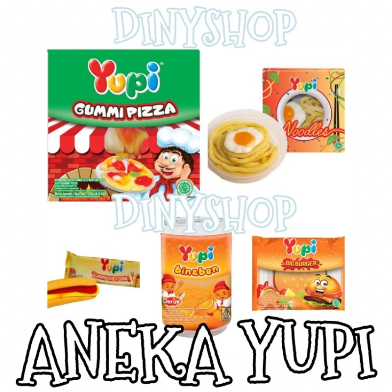 

ANEKA MACAM DAN RASA PERMEN YUPI/PERMEN(DINYSHOP)