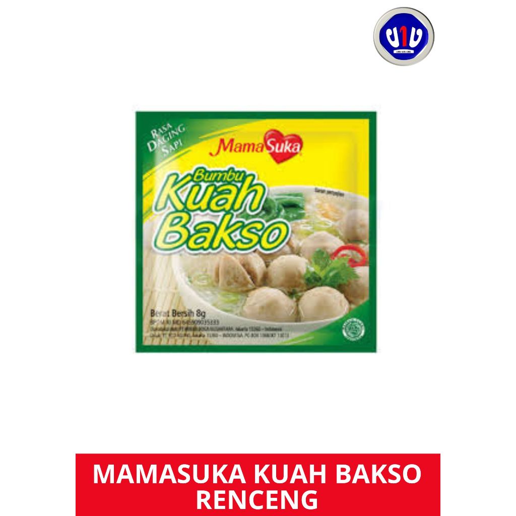 

MAMASUKA Bumbu Kuah Bakso Kaldu Bubuk Renceng isi 12