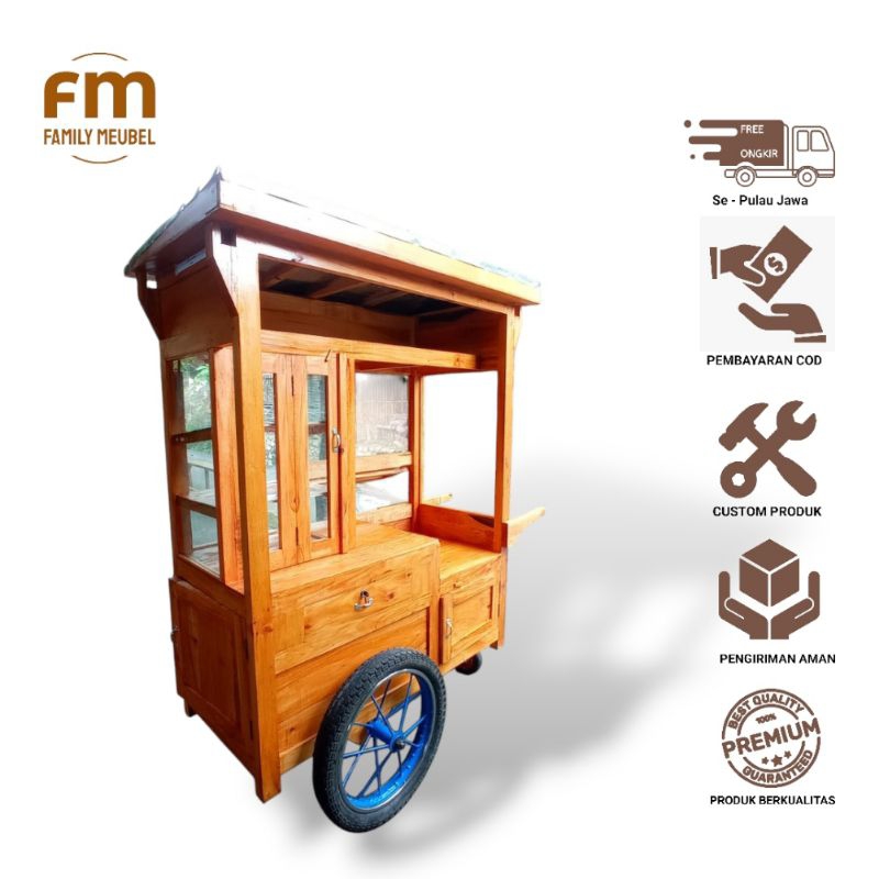 Gerobak Gorengan / Gerobak Ayam Goreng