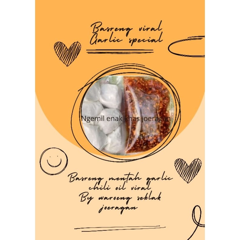 

basreng mentah chilli oil/ viral