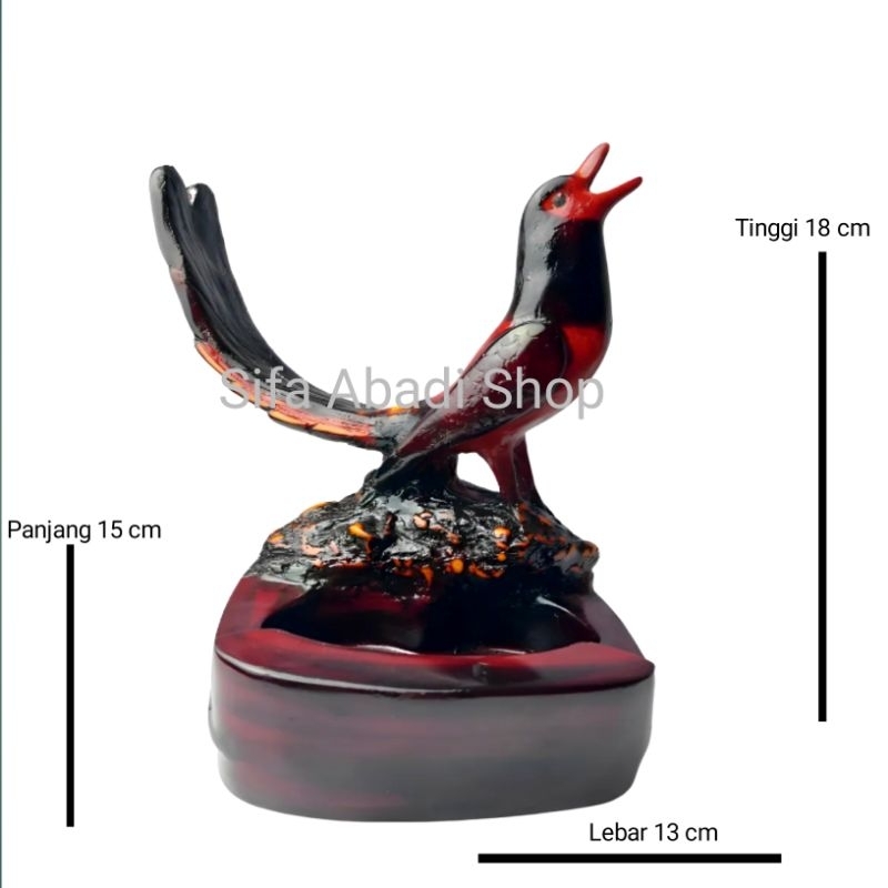 Asbak Burung Murai Unik Aesthetic Murah