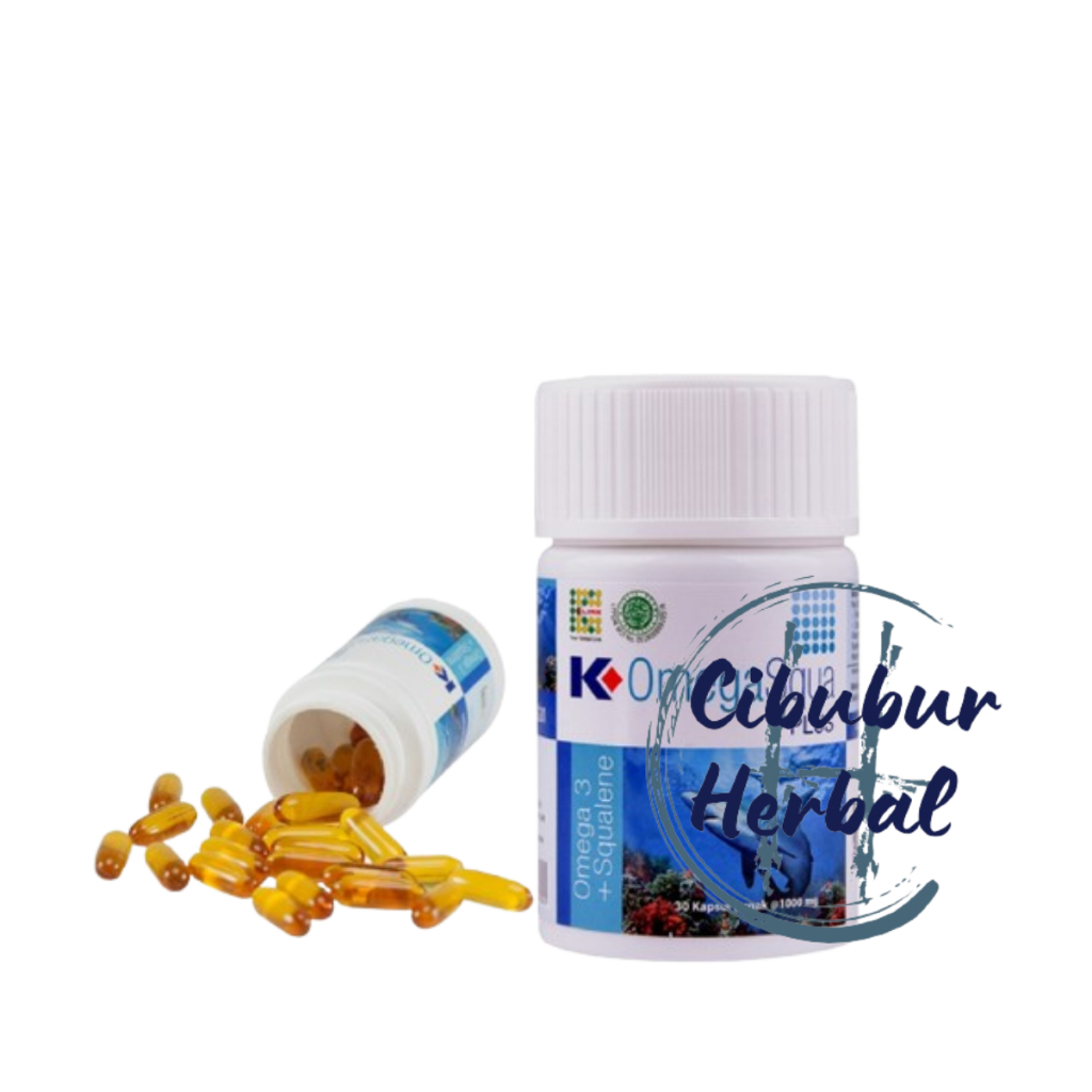 K Omega Squa Plus Squalene & Letichine | Omega Squa K Link 30 Kapsul Original