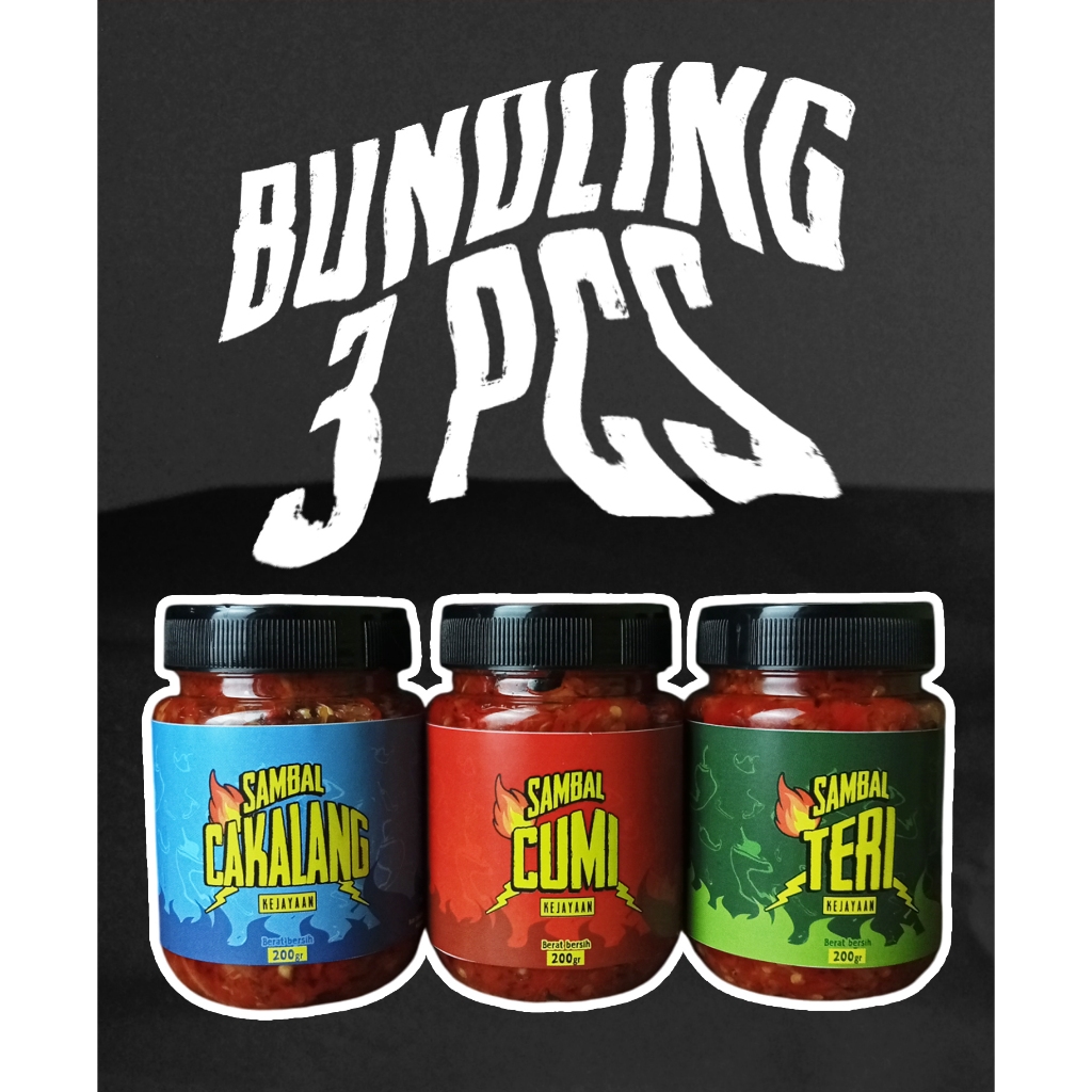 

PAKET 3 SAMBAL KEJAYAAN NIKMAT DENGAN ISIAN MELIMPAH