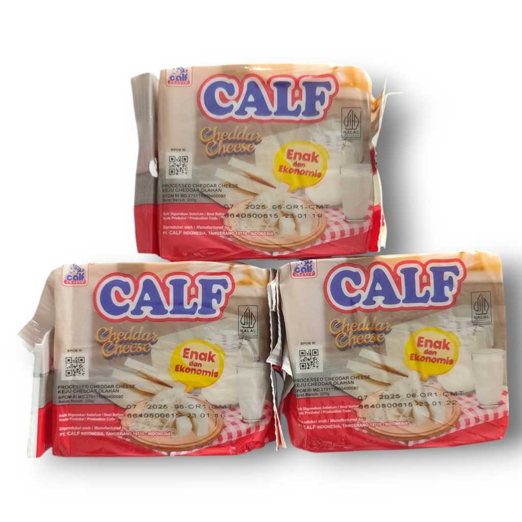 

Keju Calf cheddar 200gr