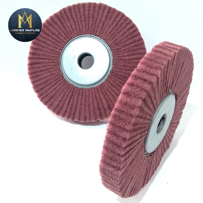 Flap wheel non woven 8x1x1 inch/flap brush/polishing wheel