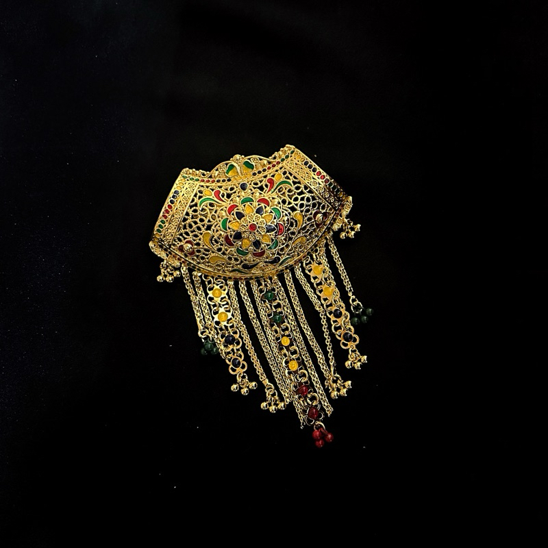 Paseris - Bros Liontin Dubai Lapis Emas Wanita Darin