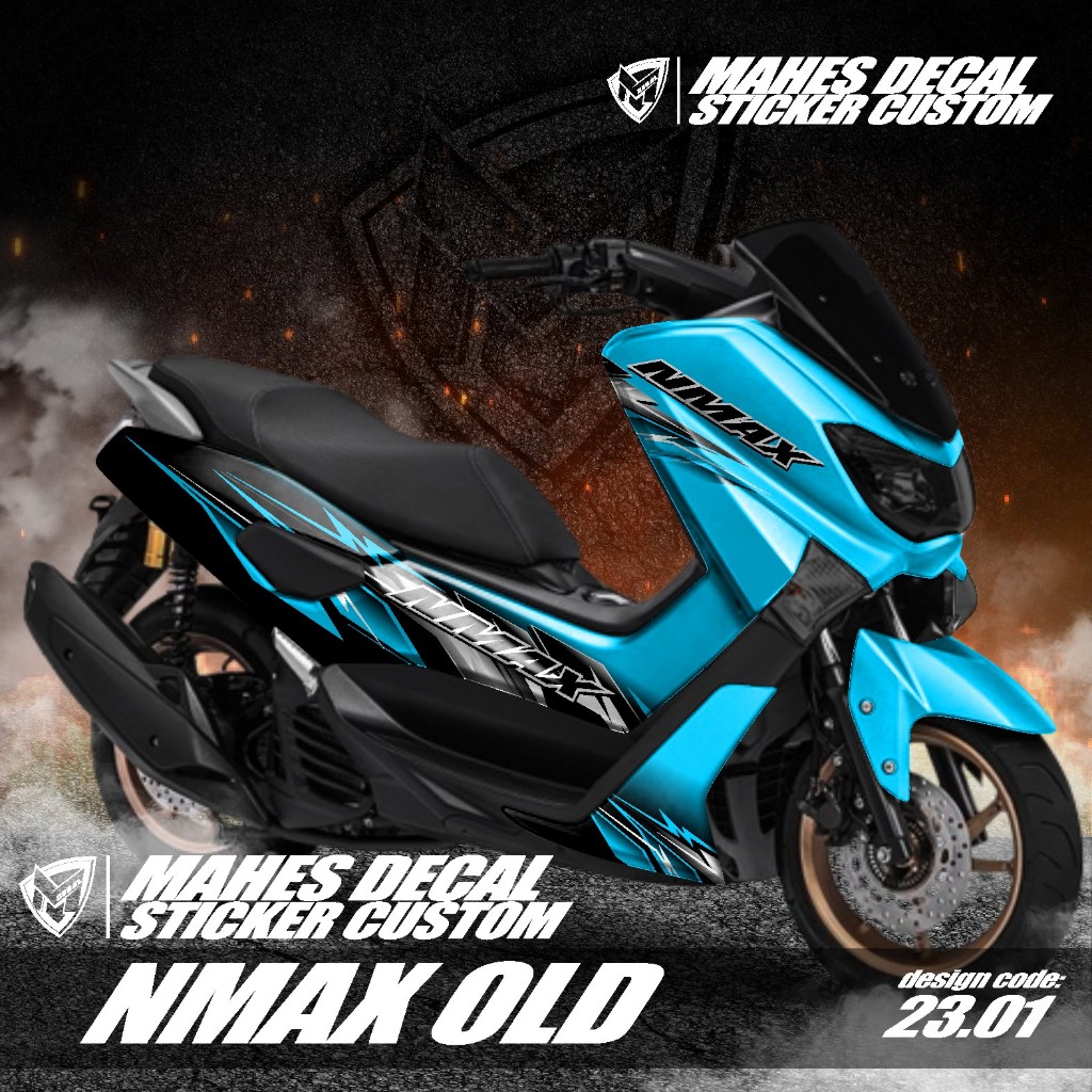 Mahes Decal - Decal Sticker Nmax Old Fullbody 2015 2016 2017 2018 2019 Decal Nmax Old Full Body polo