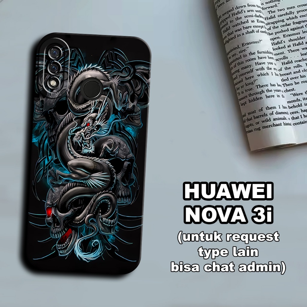 CC19/ Softcase karet lentur untuk huawei nova 3i/Motif cowok/case huawei nova 3i/kesing huawei nova 