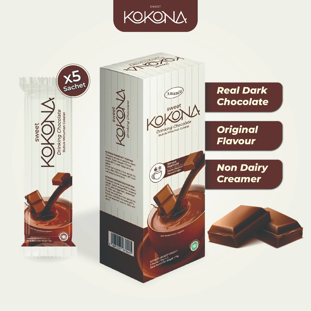 

Sweet Kokona - Bubuk minuman coklat isi 5 sachet BANDUNG termurah