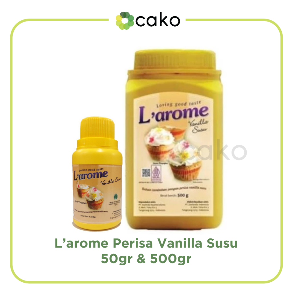 

L'arome Zeelandia Perisa Serbuk Vanilla Susu 500 gr