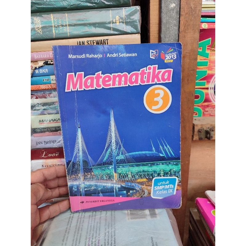 matematika. kelas 3 SMP. erlangga. marsudi