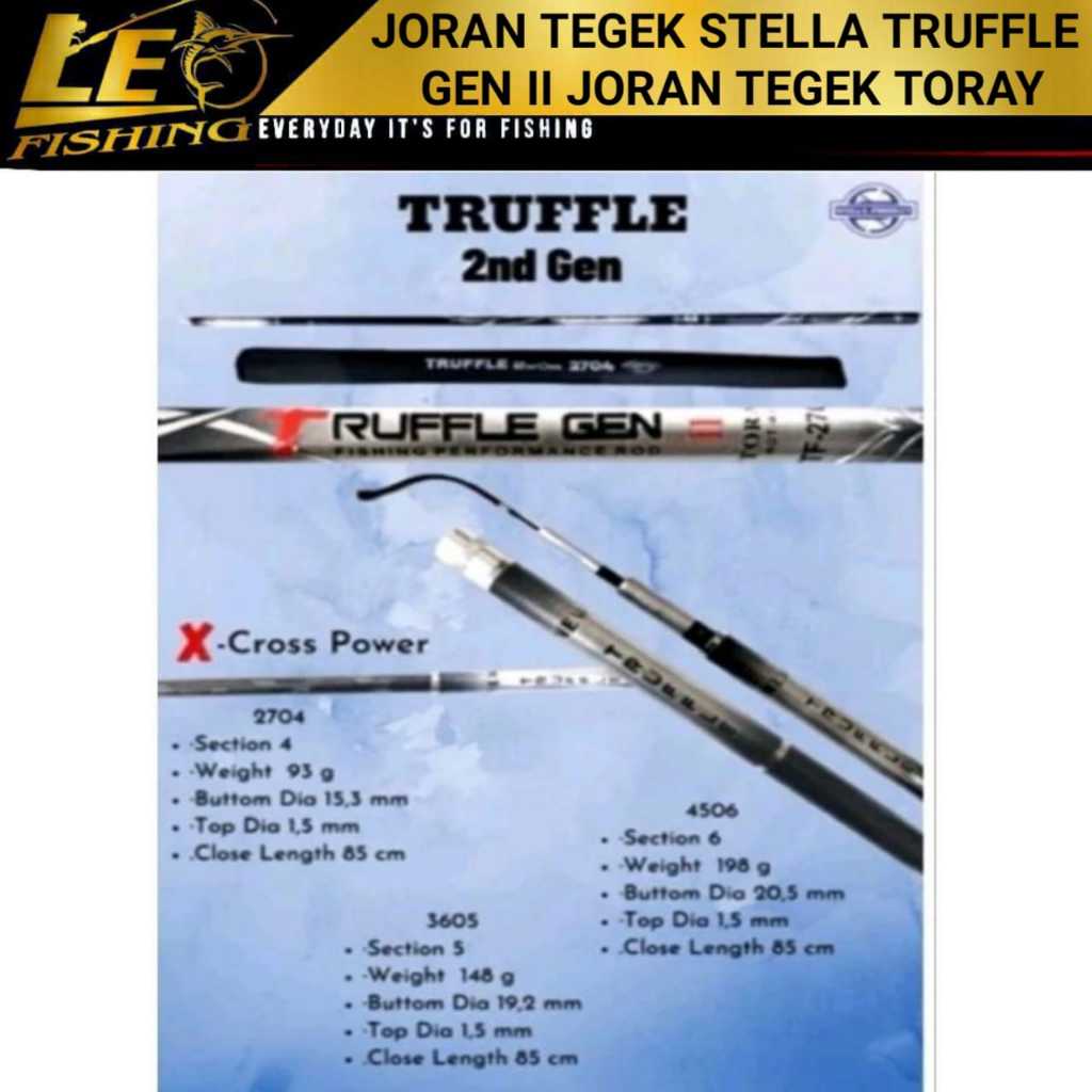 JORAN TEGEK STELLA TRUFFLE GEN II JORAN TEGEK TORAY TERLARIS PANJANG 270 360 450 JORAN TEGEK TERLARI