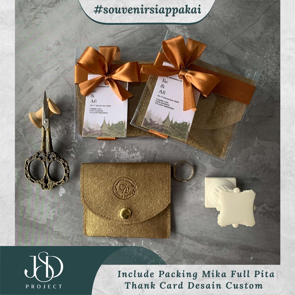 SOUVENIR PERNIKAHAN CARD HOLDER ELEGANT / CARD HOLDER 4 SLOT C2-1 INCLUED PACKING MIKA DAN PITA / SO