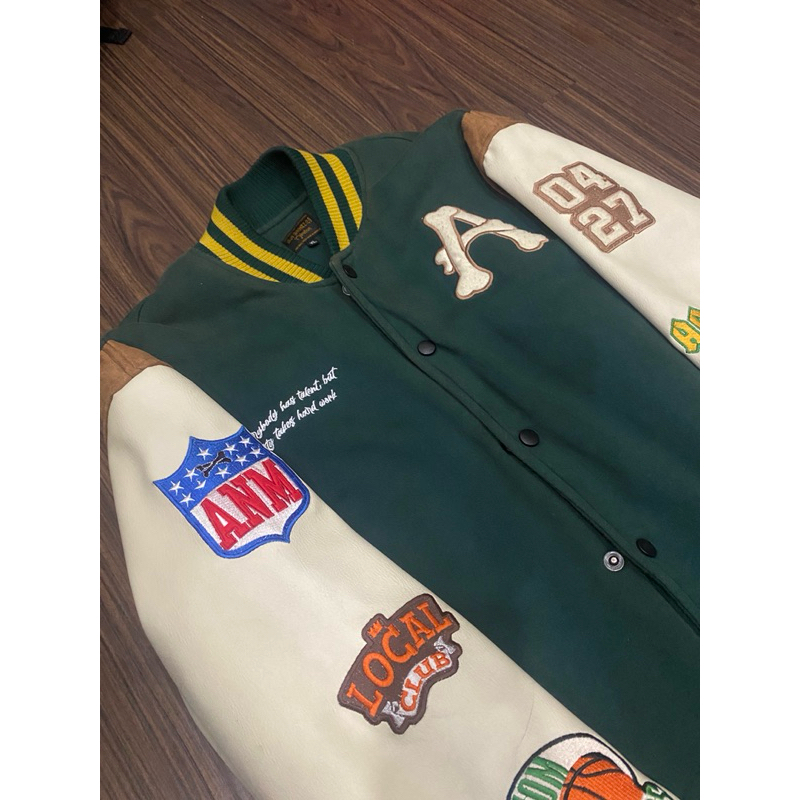 Anom Varsity Leather Jacket