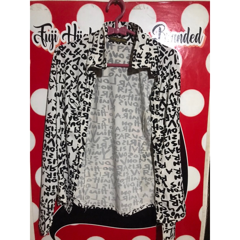 kemeja Louis free sweater bulu lv