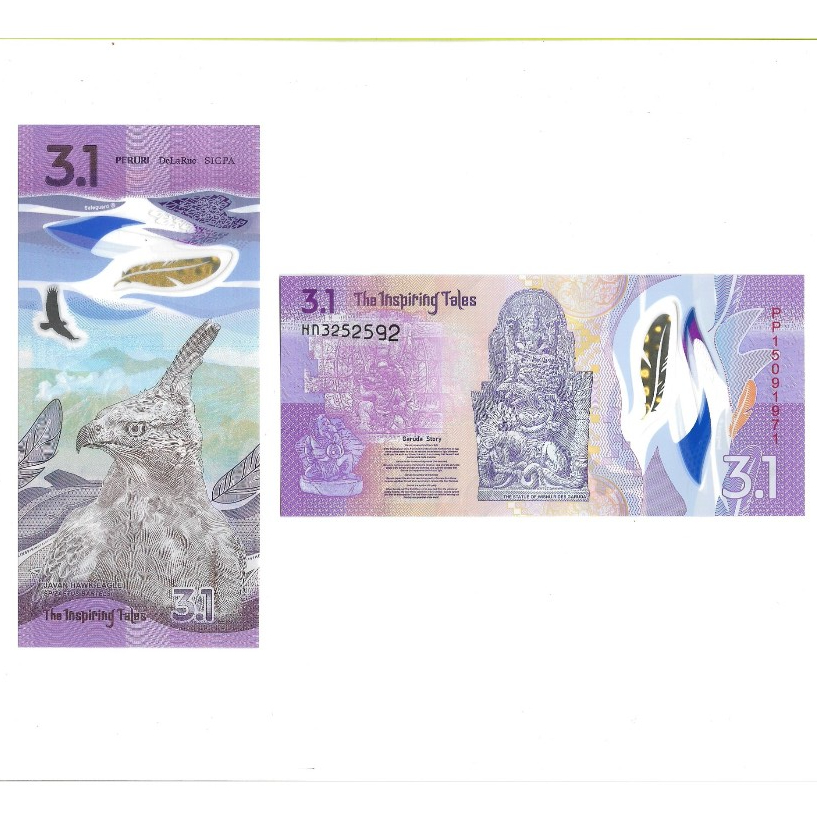 Test Note/House Note PERURI Elang 3.1 Polymer UNC GRESS