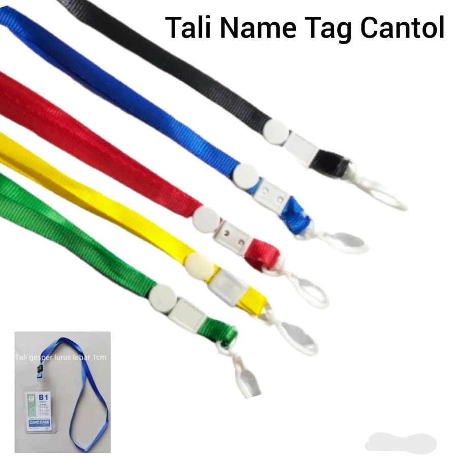 

Tali ID Card ( Name Tag ) Cantol / Lanyard ID Card dIJUAL /10buah