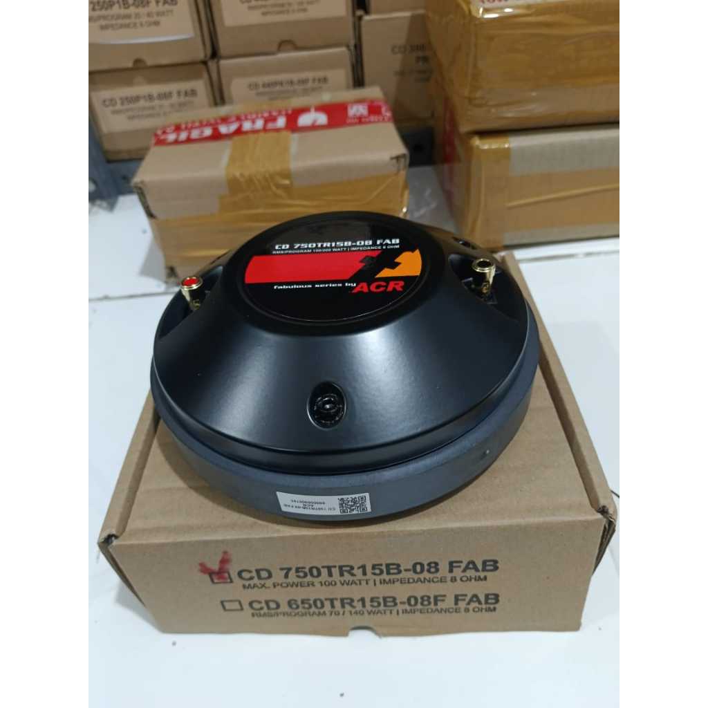 Driver Tweeter ACR Fabulous CD 750TR15B-08 Original VC 3 inchi 1000 Watt Maxx Driver Tweeter ACR Fab