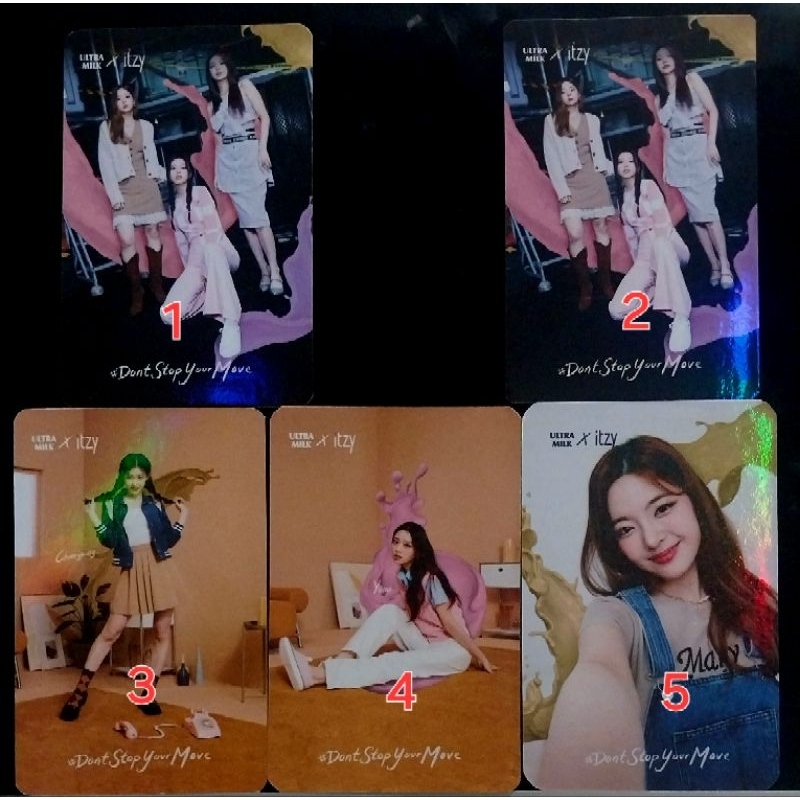 Ultramilk x Itzy Photocard