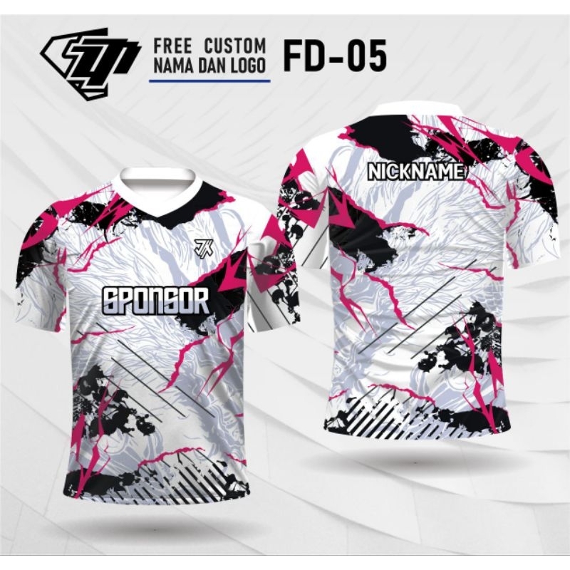 Jersey Team futsal, voli, tenis, bola / kaos olahraga team free tambah nama dan nomor