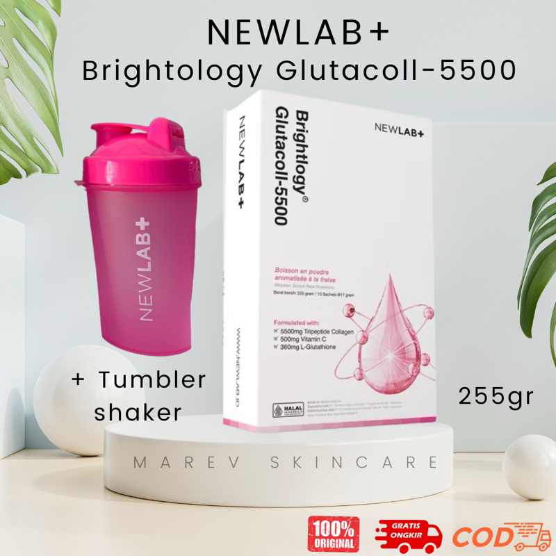 

NEWLAB Brightlogy GlutaColl-5500 | 255gr Minuman Glutathione COLLAGEN DRINK