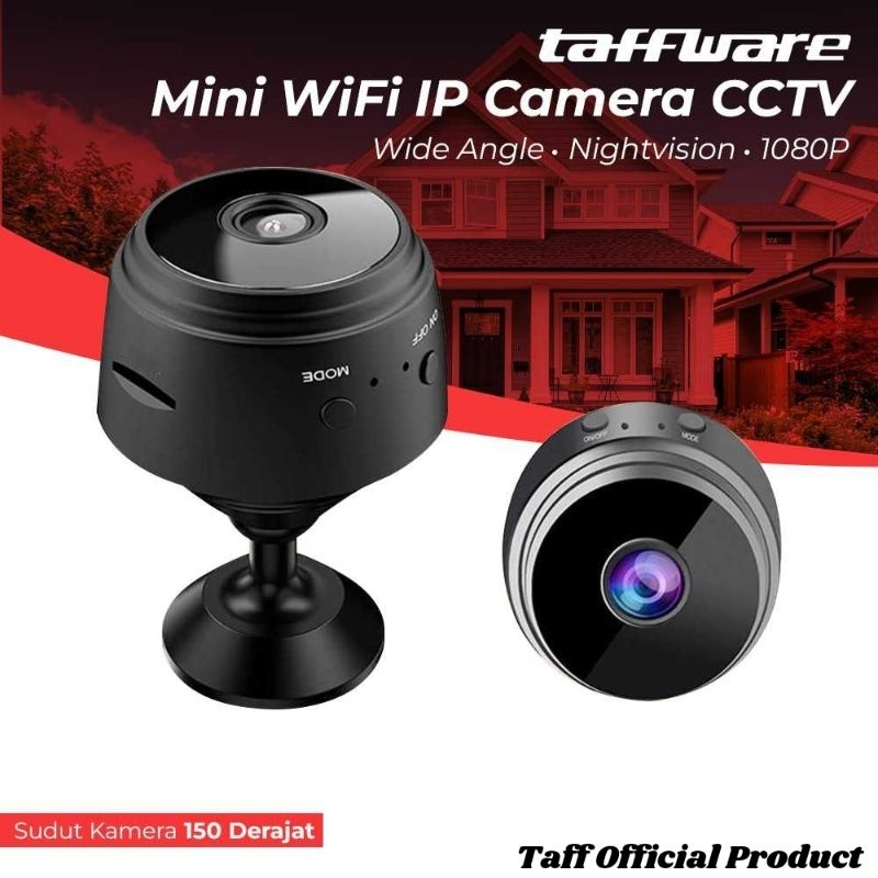 {TERMURAH} Mini Camera CCTV Wide Angle Nightvision 1080P TAFF Original