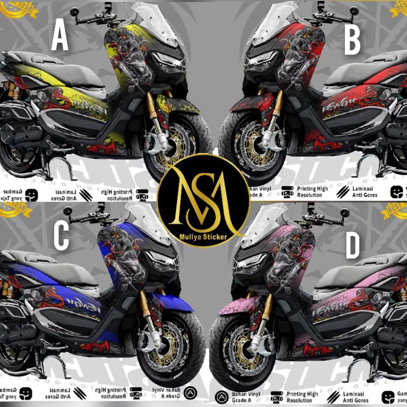 Decal Nmax New2020 Full Body variasi venom